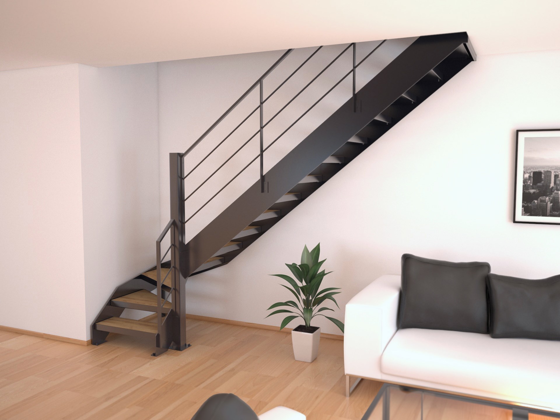 Acheter un escalier en métal et bois à Lyon