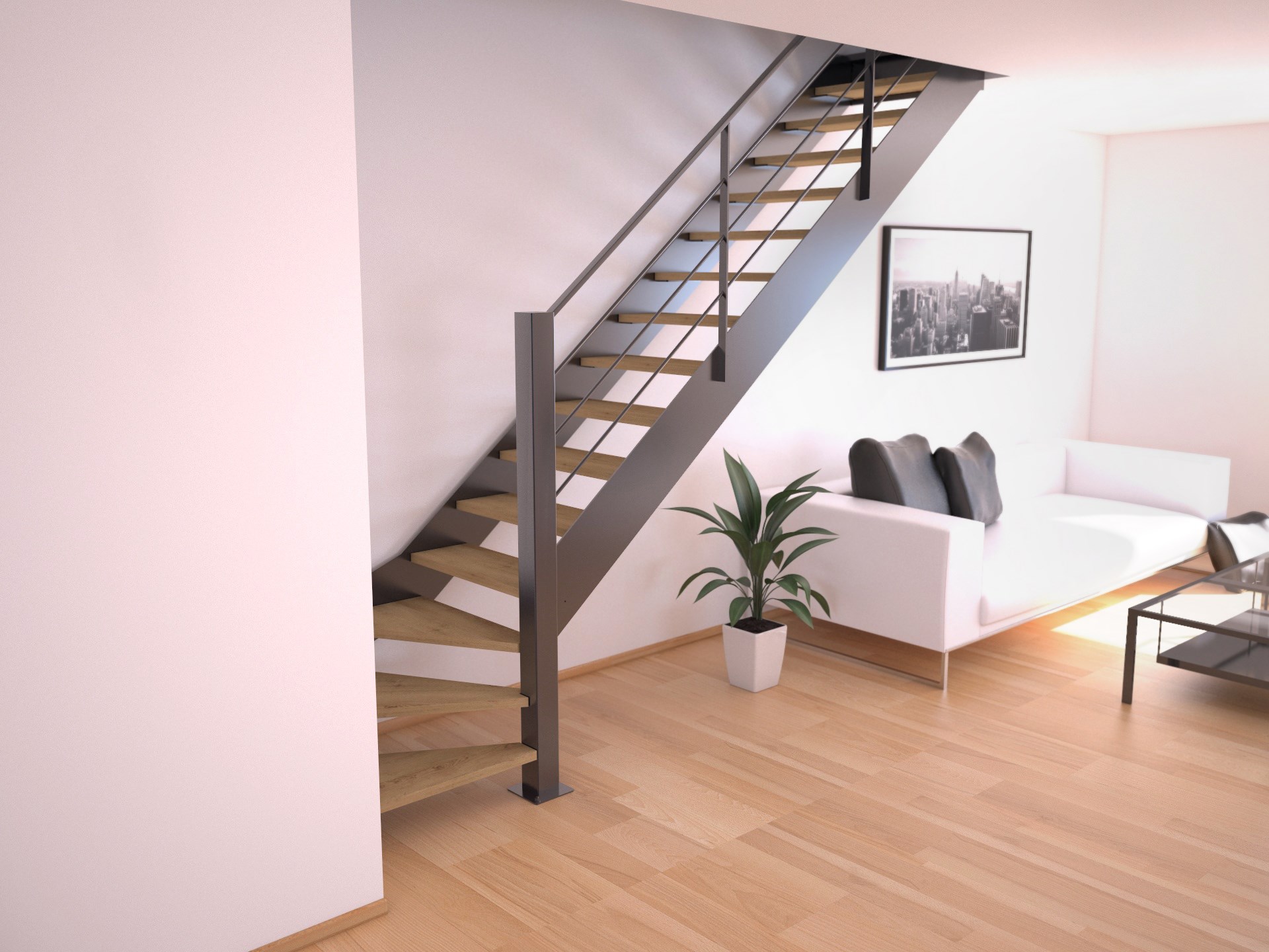 Acheter un escalier métallique structure seule