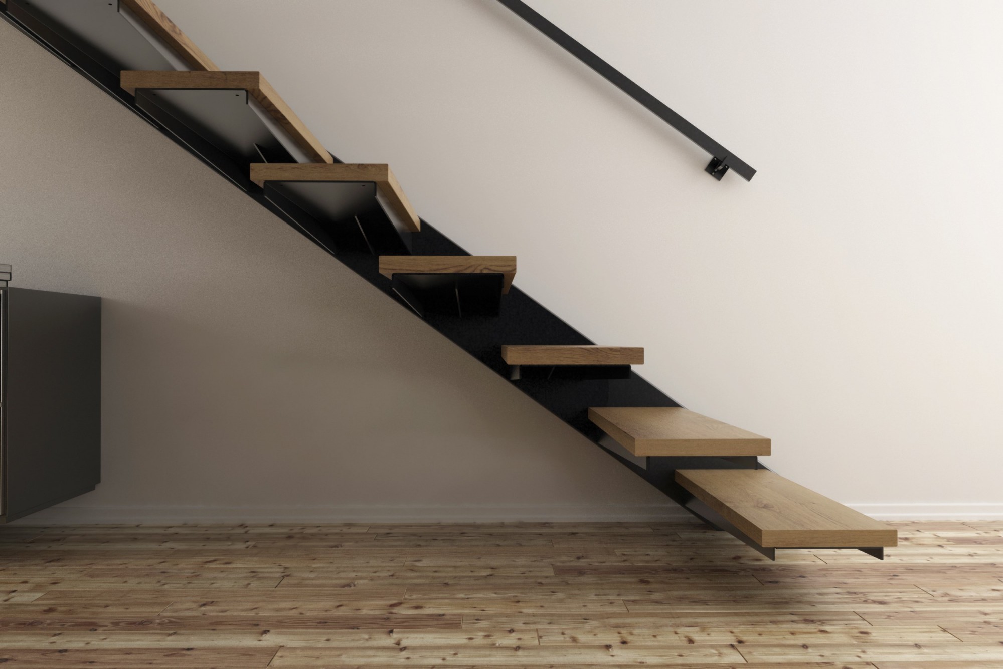 Acheter un escalier suspendu en bois pas cher