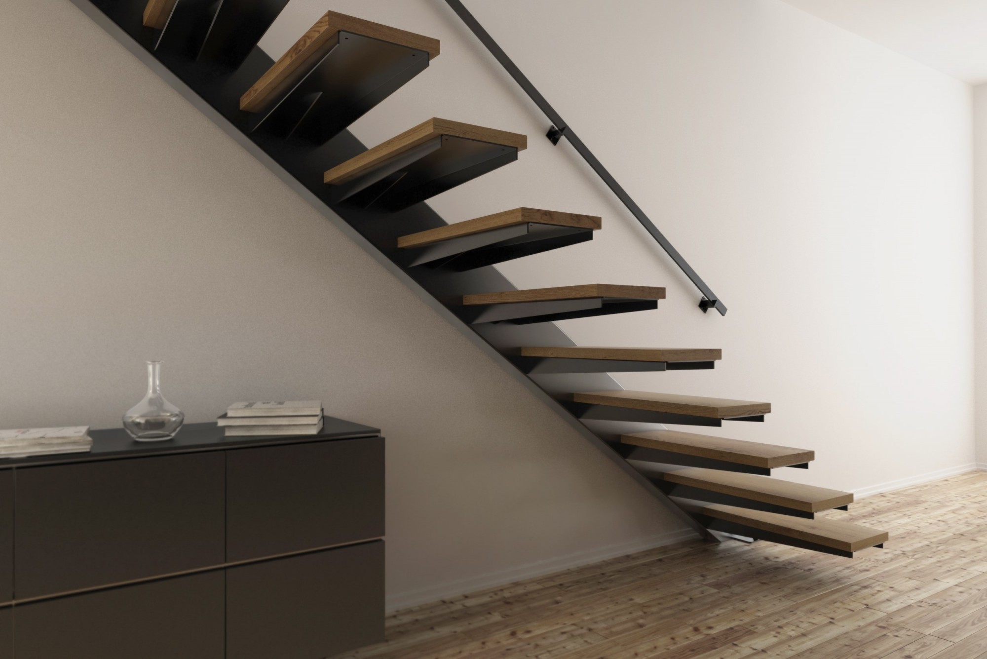 Acheter un escalier suspendu en bois pas cher